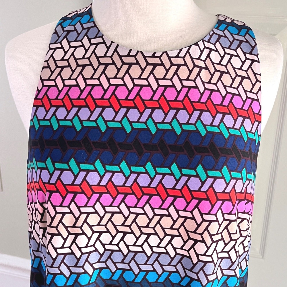 Trina Turk Shift Dress Mini Womens